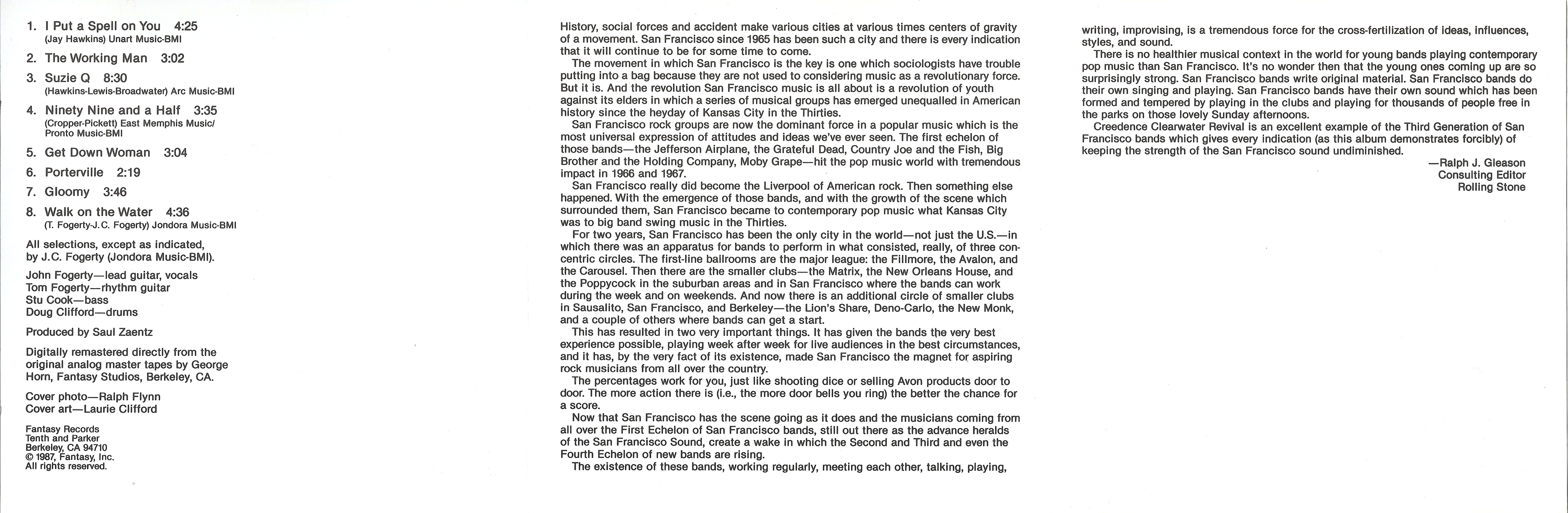 Creedence Clearwater Revival Creedence Clearwater Revival [booklet fr]